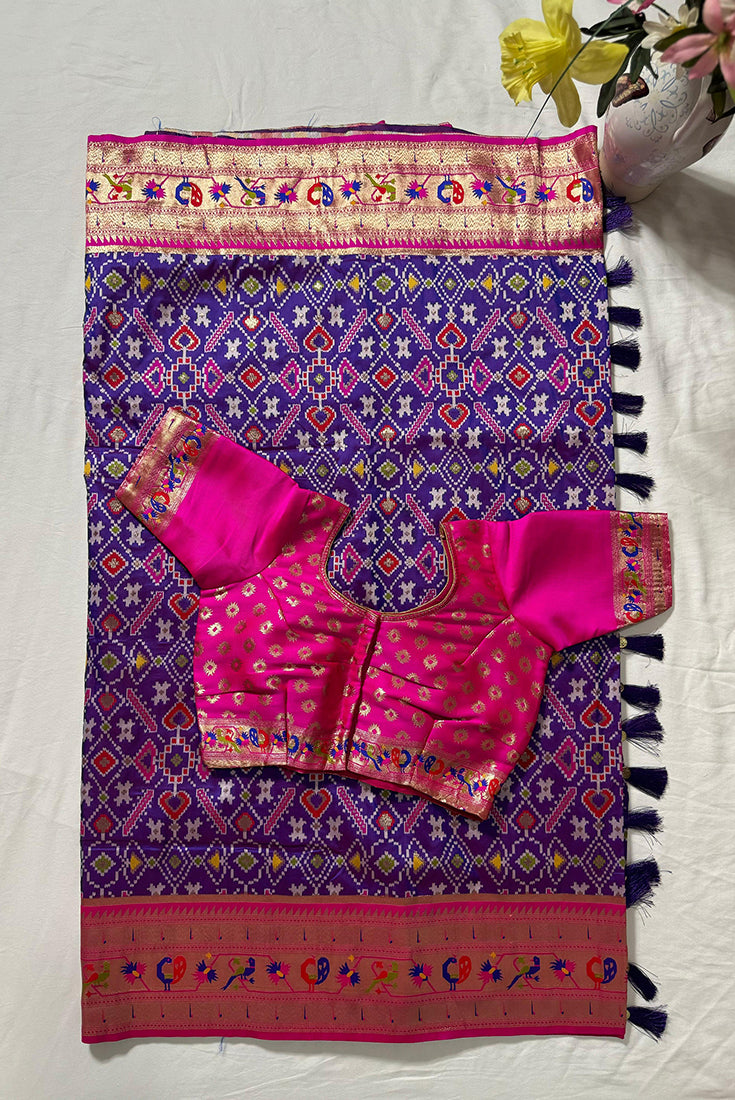 Paithani Fancy Saree in Blue