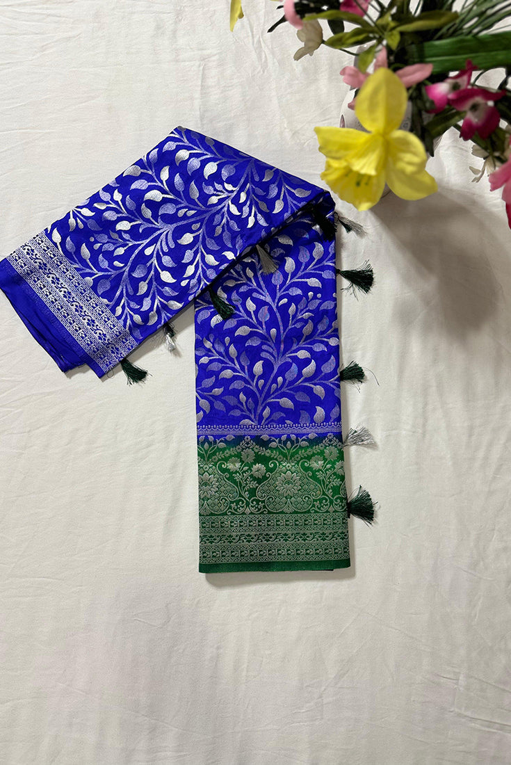 Banarasi Fancy Saree in Blue