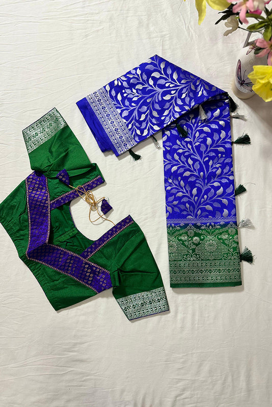 Banarasi Fancy Saree in Blue