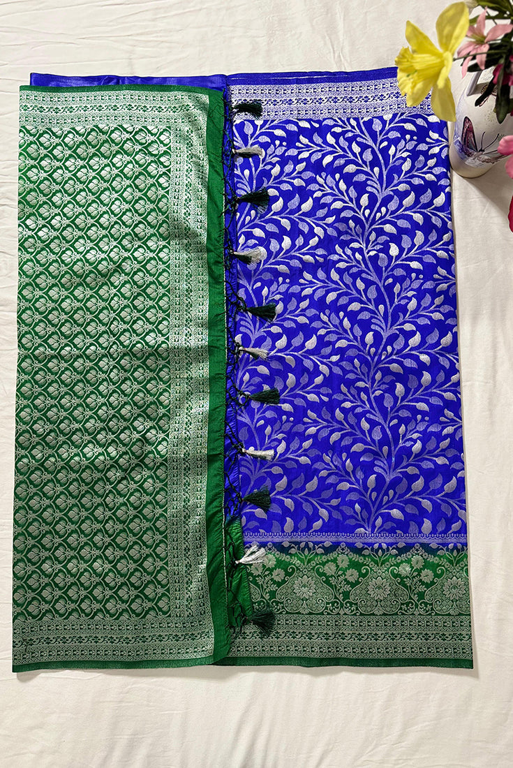 Banarasi Fancy Saree in Blue