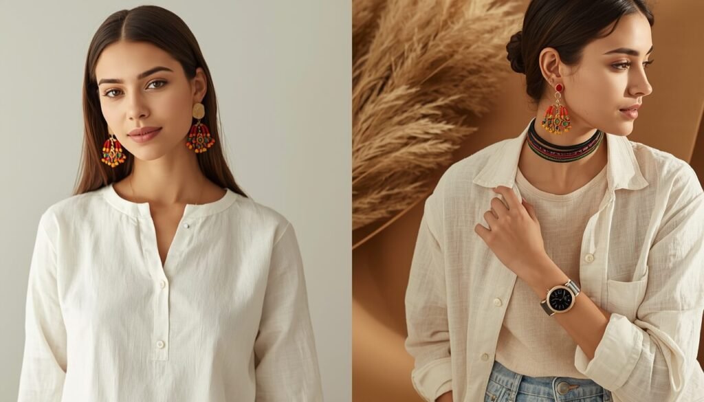 lucid-origin_A_clean_elegant_lifestyle_fashion_image_showing_how_handmade_jewelry_is_styled_w-0 Styling handmade Accessories with Different Outfits